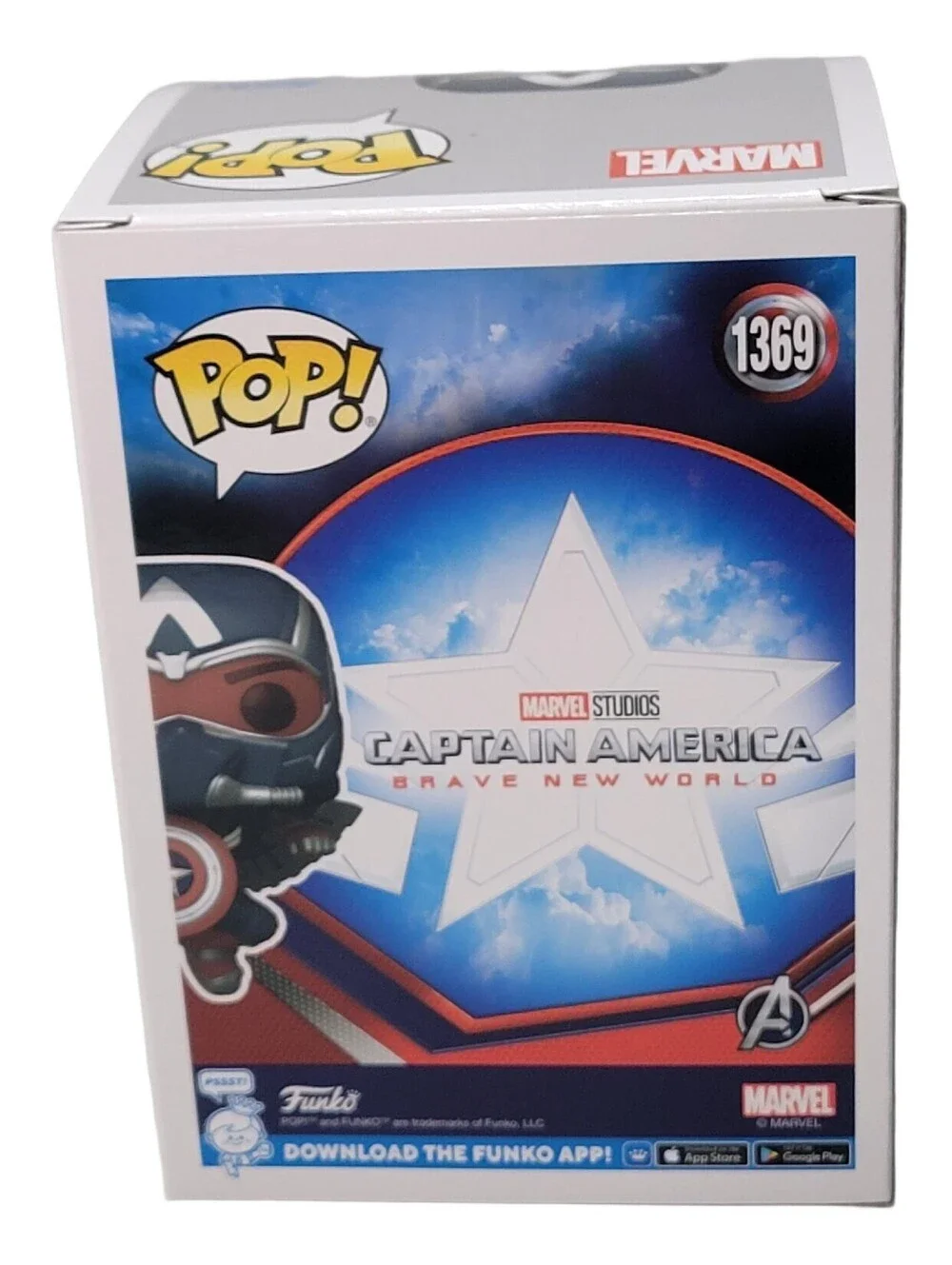 Funko POP! Marvel Captain America Brave New World #1369 Collector Corps
